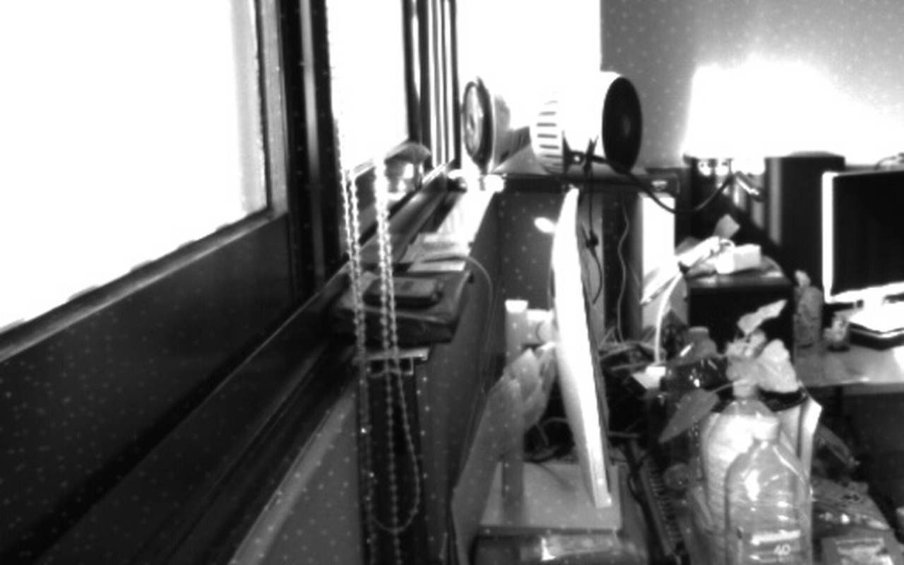 latest raw IR webcam frame